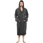 Product image of NY Threads Men’s Hooded Fleece Robe