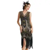 Product image of Babeyond Women’s Knee-Length Flapper Dress