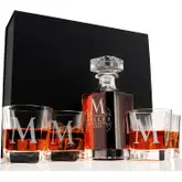 Product image of Amazing Items Personalized 5-Piece Whiskey Decanter Set