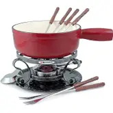 Product image of Swissmar Lugano 2-Quart Cast Iron Cheese Fondue Set