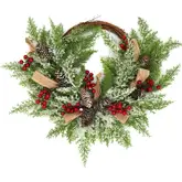 Product image of 10Leccion Winter Christmas Wreaths with Pine Cones
