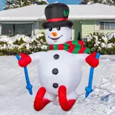 Product image of Goosh Christmas Inflatables Snowman with LED Lights