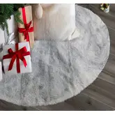 Product image of AUGO Faux Fur Christmas Tree Skirt