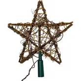 Product image of Kurt Adler Rattan Treetop Star