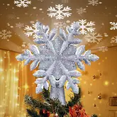 Product image of Brightown Projector Snowflake Tree Topper