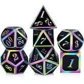 Product image of D&D 7-Piece Metal Dice Set