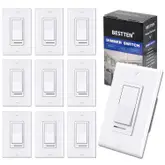 Product image of BESTTEN 10-Pack Dimmer Light Switch