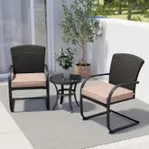 Product image of Grand patio 3 Piece C-Spring Bistro Set