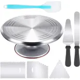 Product image of Kootek Aluminum Alloy 12-Inch Revolving Cake Stand