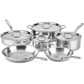 Product image of All-Clad D3 Stainless Everyday, 10 Piece Pots and Pans Cookware Set