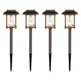 Product image of Hampton Bay Parkwood 14 Lumens LED Outdoor Solar Path Light
