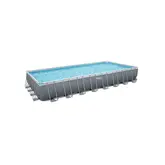 Product image of Bestway Power Steel Rectangular Metal Frame Above Ground Pool