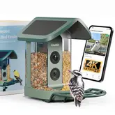 Product image of Kiwibit Bird Feeder 2 4K AI Camera with Solar Panel