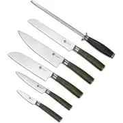 Product image of HexClad Essential 6-piece Japanese Damascus Steel Knife Set