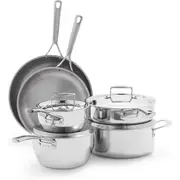 Product image of Sur La Table Classic 5-Ply Stainless Steel 10-Piece Cookware Set