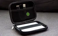 The Toshiba Canvio Slim II hard drive and Case Logic QHDC-101 hard drive case