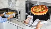 Panasonic's Home Chef countertop multi-oven can air fry, microwave, broil, and convection bake.