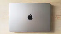 Overhead shot of the MacBook Pro 14