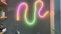 Govee Neon Rope Lights hanging on the wall
