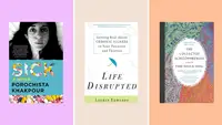 Three disability books side-by-side.