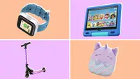 Smart watch, tablet, scooter,  backpack.