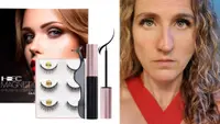 magnetic false eyelashes ad vs reality