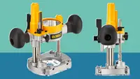 The Dewalt Plunge Base for compact routers.