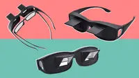 Product shots of the Vinmax Lazy Readers Horizontal Glasses.