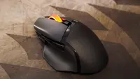 The Razer Basilisk V3 X HyperSpeed mouse in the color black, perfect for gaming.