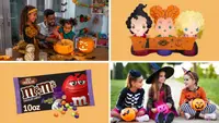 Collage of various Halloween photos.