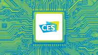 CES logo on a circuit board background