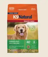 K9 Natural Baked & Coated Grass-Fed Red Recipe