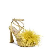 Product image of Sam Edelman Layton Embellished Pom Pom Ankle Strap High Heel Sandals