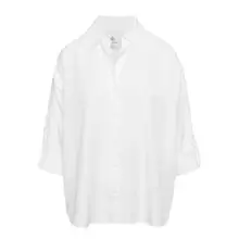Product image of Babaton Archive Oversized Drapey Twill Button-up Shirt