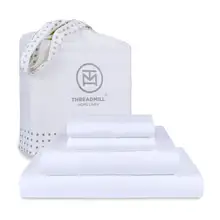 Product image of Threadmill 100% Cotton Queen Sheets, 4-piece Set