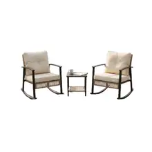 Product image of Tarkari 3-Piece Rocking Chair Bistro Set
