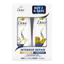 Product image of Dove Beauty Intensive Repair Shampoo & Conditioner Set for Damaged Hair