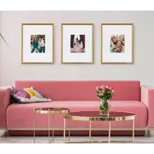 Product image of Adlynn 16 in. x 20 in. Gold Picture Frames, Set of 3