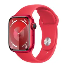Product image of Apple Watch Series 9 [GPS + Cellular 41mm] Smartwatch with (Product) RED Aluminum Case