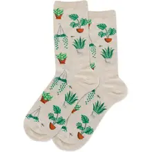 Product image of HotSox Potted Plants Crew Socks