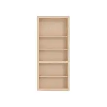 Product image of Red Oak 80'' Solid Wood Flush Unfinished Hidden Door