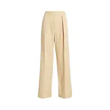 Product image of Ralph Lauren Pleated Ottoman Wide Leg Pants