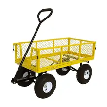 Product image of Sunnydaze Utility Steel Garden Cart 