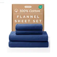 Product image of CGK Unlimited Queen Flannel Sheet Set