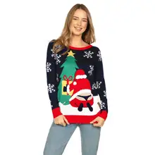 Product image of Tipsy Elves Women’s Winter Whale Tail Ugly Christmas Sweater