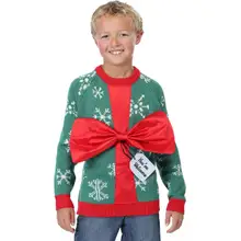 Product image of Kids Ugly Sweater Gift Wrap Present Sweatshirt