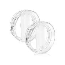 Product image of Mojoker 2 Pcs White Skinny Tumbler Lid Replacement