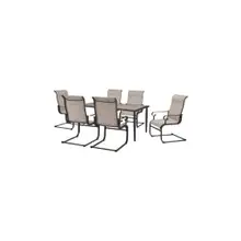 Product image of Hampton Bay Seven-Piece Glenridge Falls Metal Outdoor Dining Set