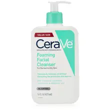 Product image of CeraVe Foaming Facial Cleanser and Renewing SA Cleanser