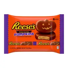 Product image of Reese's Milk Chocolate Peanut Butter Pumpkins Halloween Candy Pack